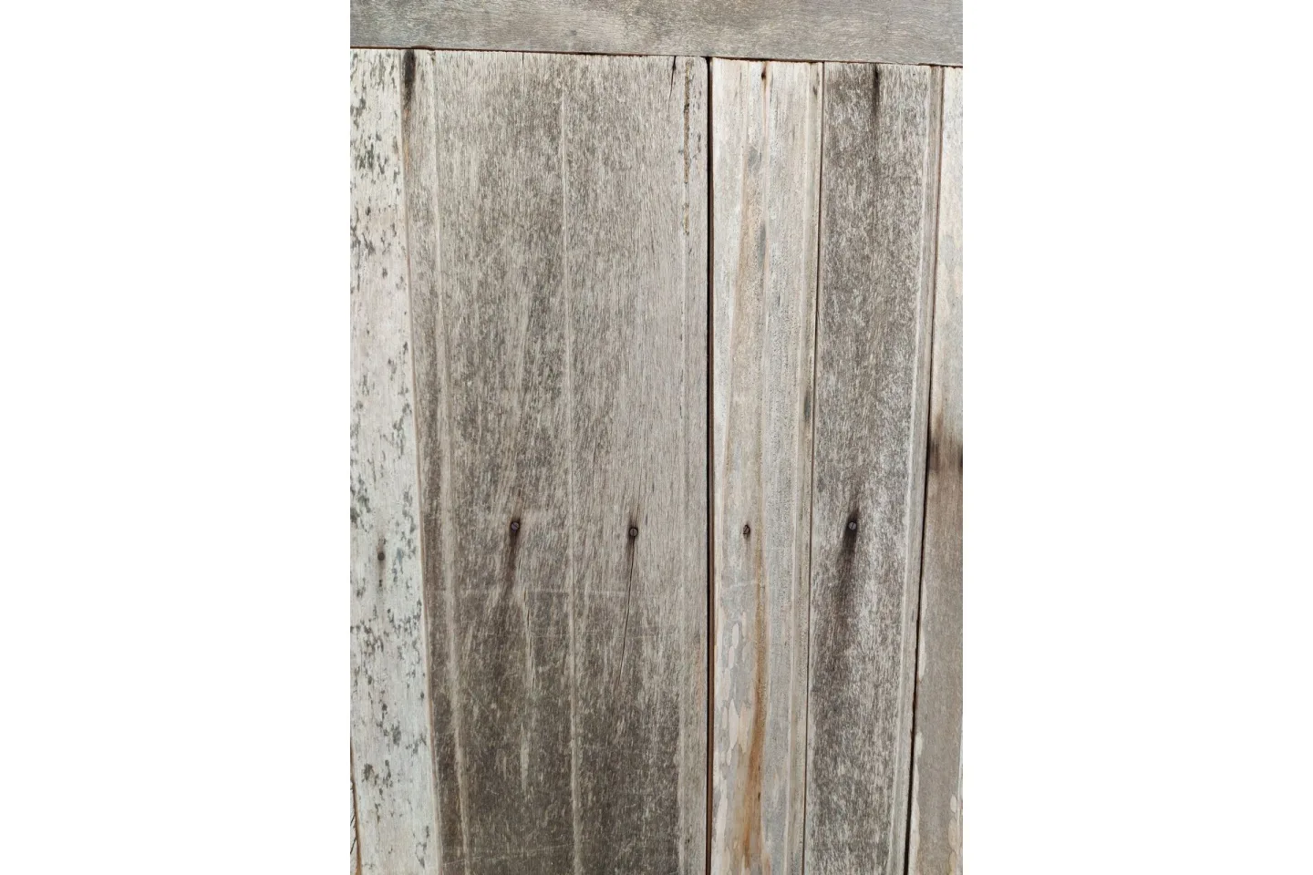 Poster Wooden wall 70x100 cm - Grå