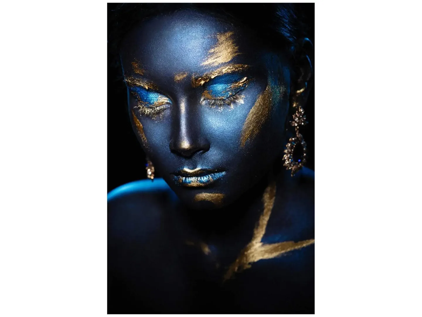 image LAND Bild Blue Eyes H: 120 cm | Schubiger Möbel