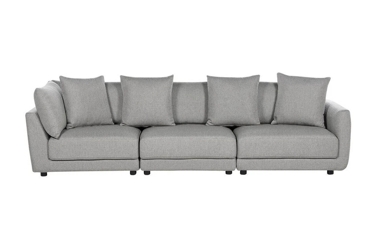 Delisha Soffa 3-sits - Grå/Svart