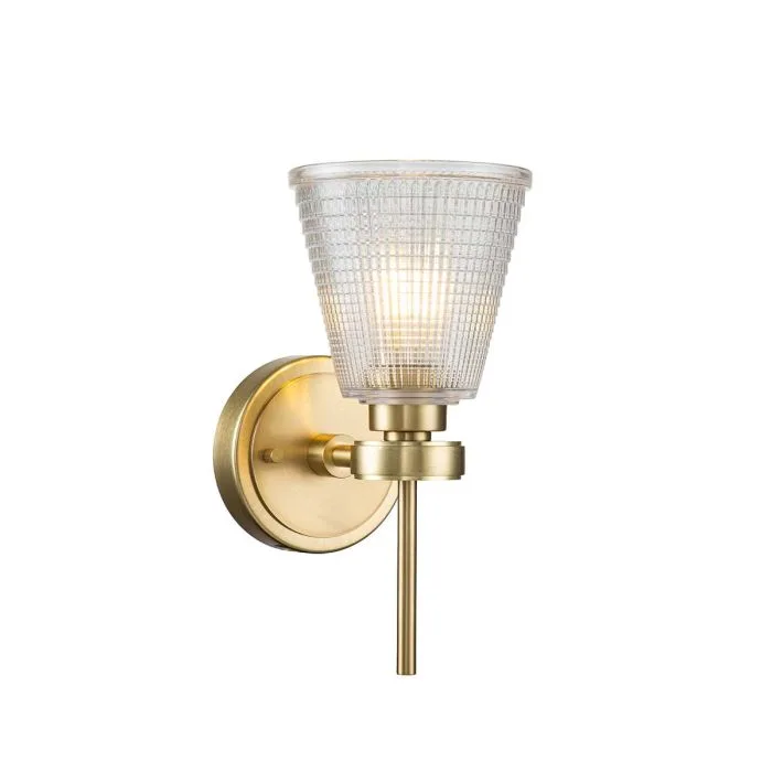 Elstead Lighting - Gunnislake 13cm - Badrumslampa - Borstad mässing