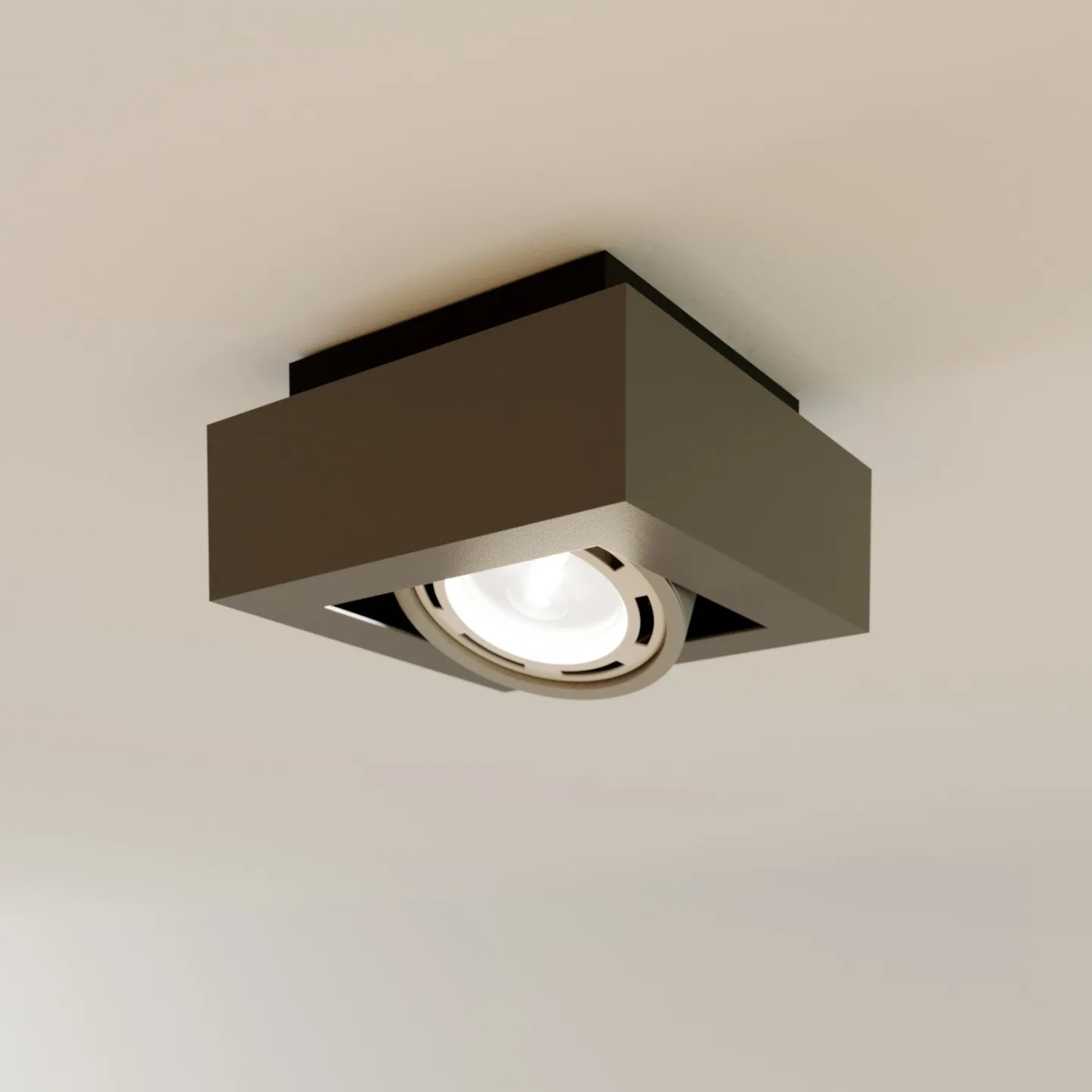 Ronka 1 Loftlampe Dark Grey - Arcchio - Stue - Moderne - Metal - Kantet