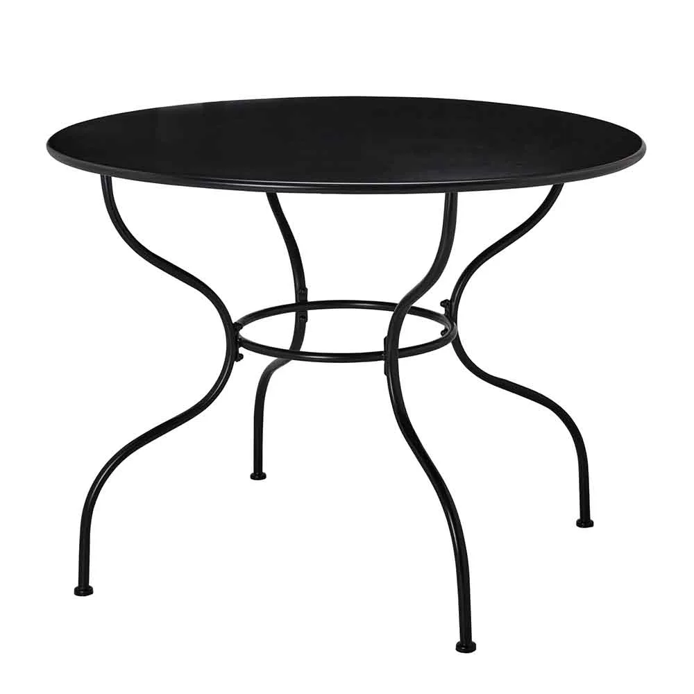 Utebord Amalfi Ø 100 cm Svart