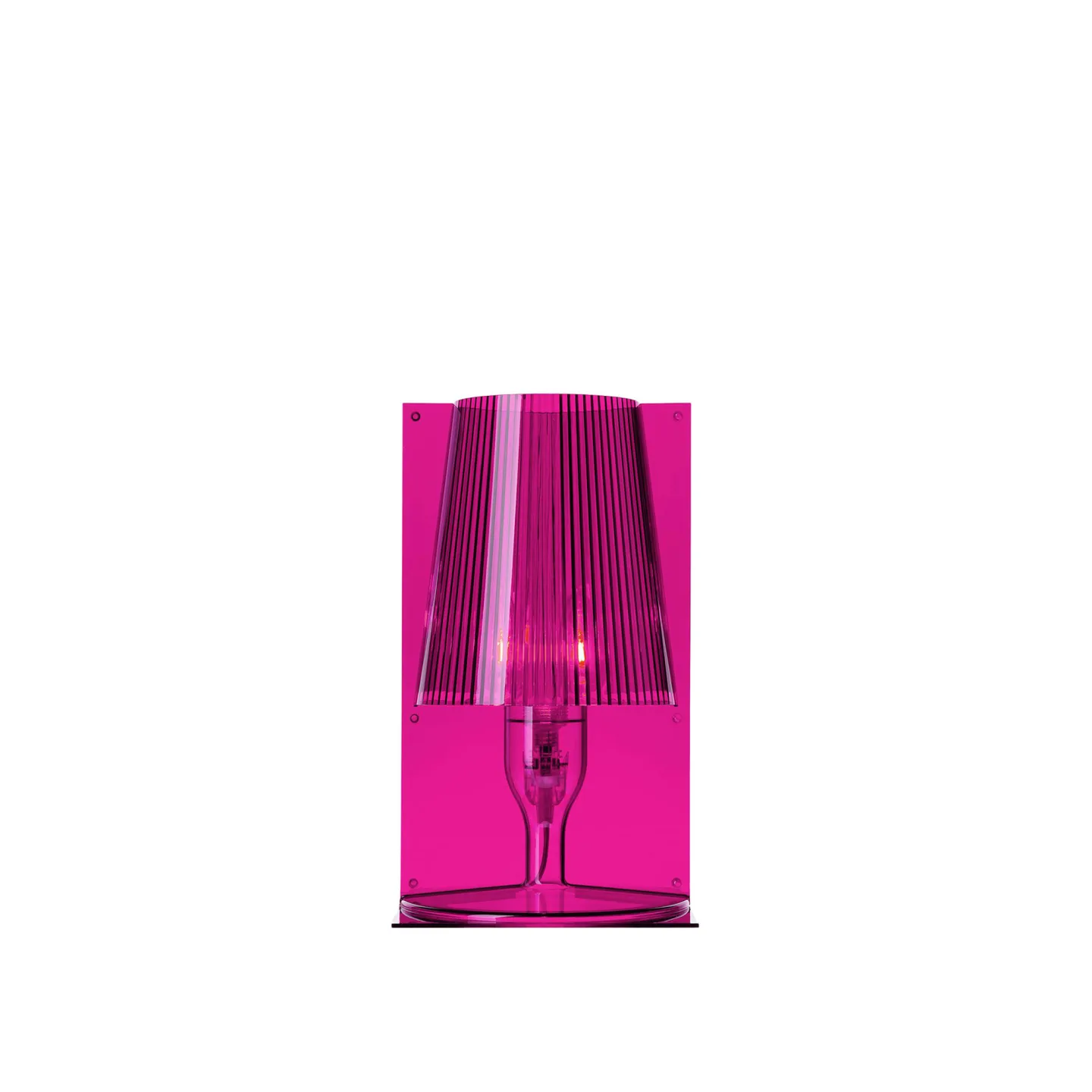 Kartell - Take Table Lamp - Pink - Bordslampor - Ferruccio Laviani - Rosa