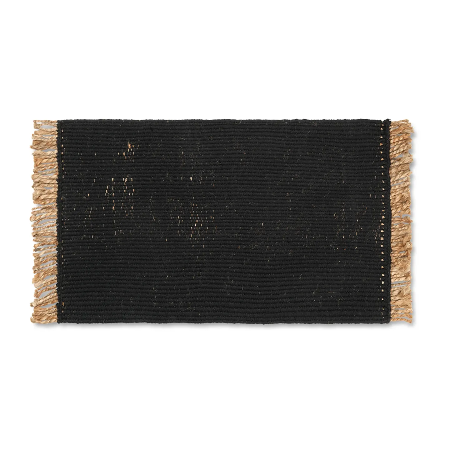Ferm Living Block Fußabstreifer 50 x 80cm Black-natural