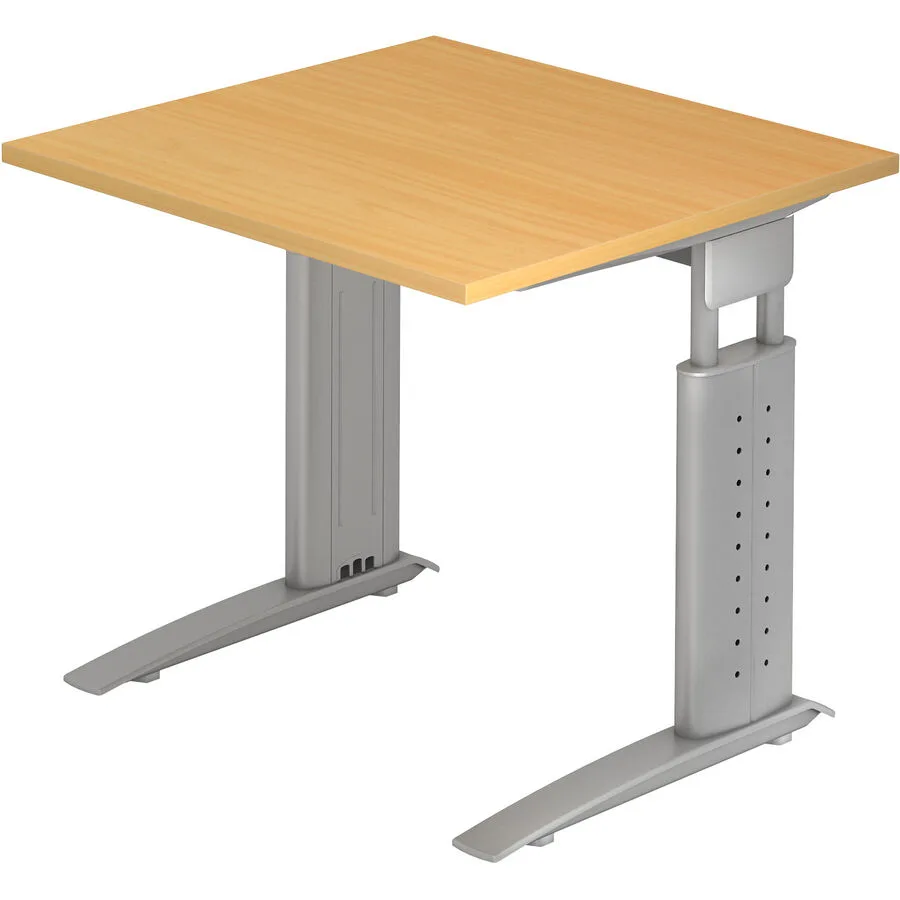 Schreibtisch Office Buche Dekor Holzwerkstoff B 80 T 80 cm
