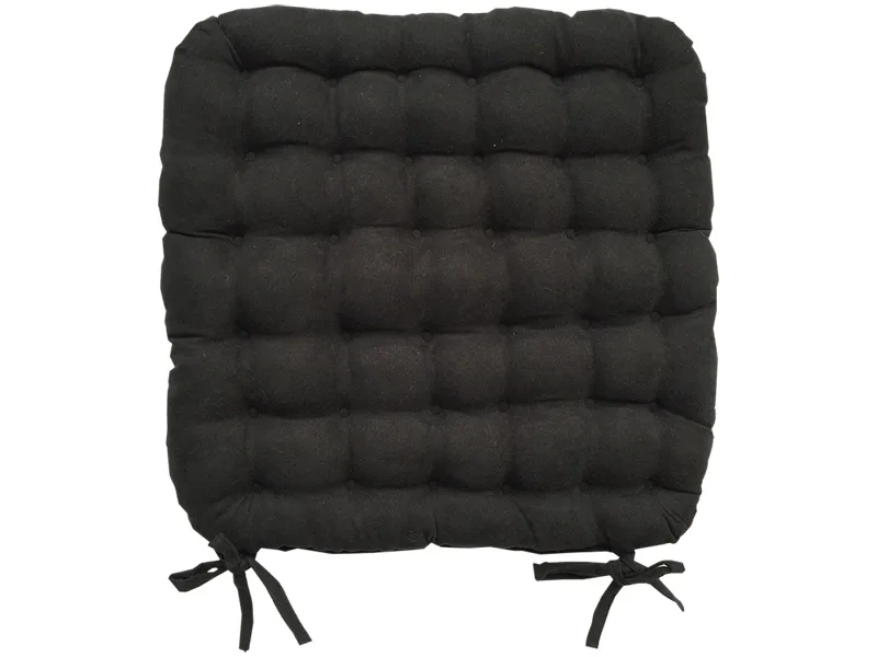 Sitzkissen MILANO 38x38cm schwarz