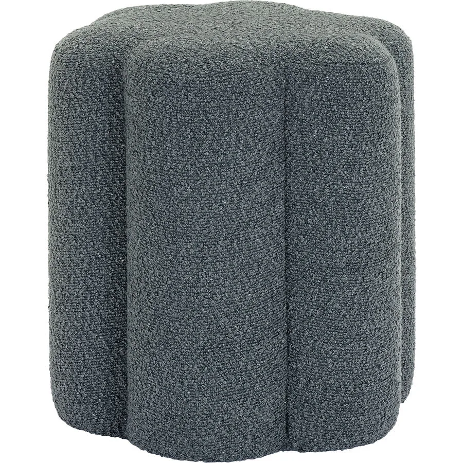 Hocker June blue Stoff B 38 H 40 cm