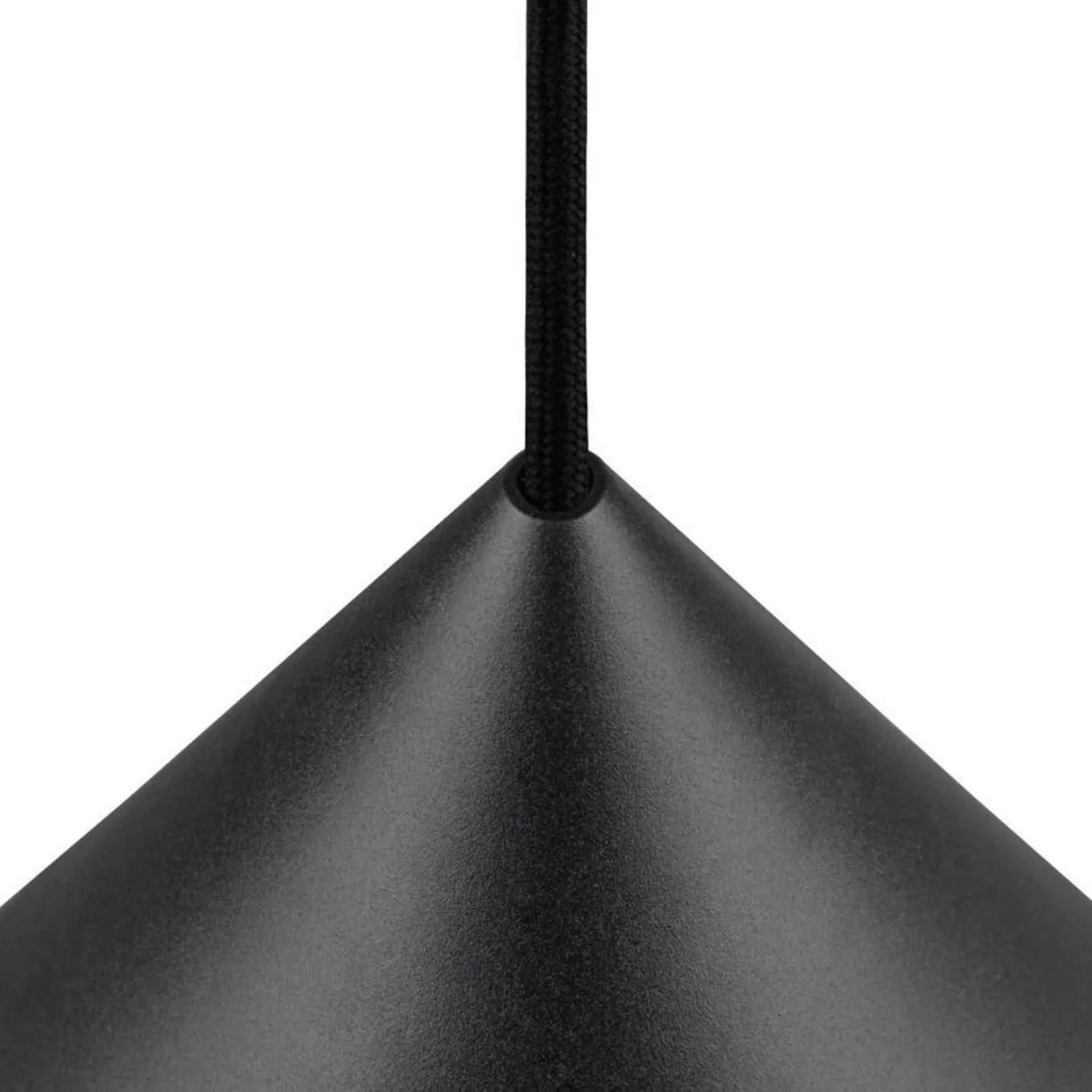 Magico 38 pendellampe, matt svart – SLV - Stue - Moderne - Aluminium - Med skjerm