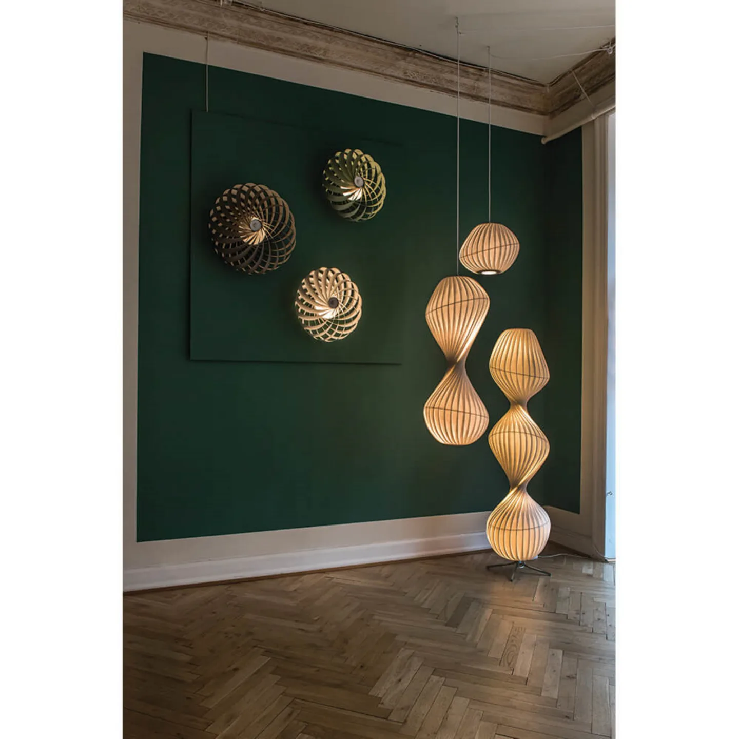TR5 Wandleuchte Ø60 Birch Natural - Tom Rossau - Wohnzimmer - Holz