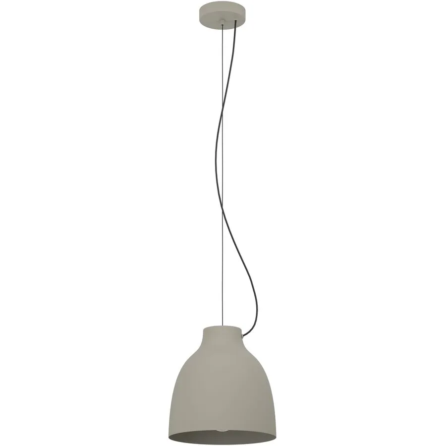 Eglo Pendellampe Camasca Braun/Grau Stahl 28 cm 110 cm - Farbe: taupe