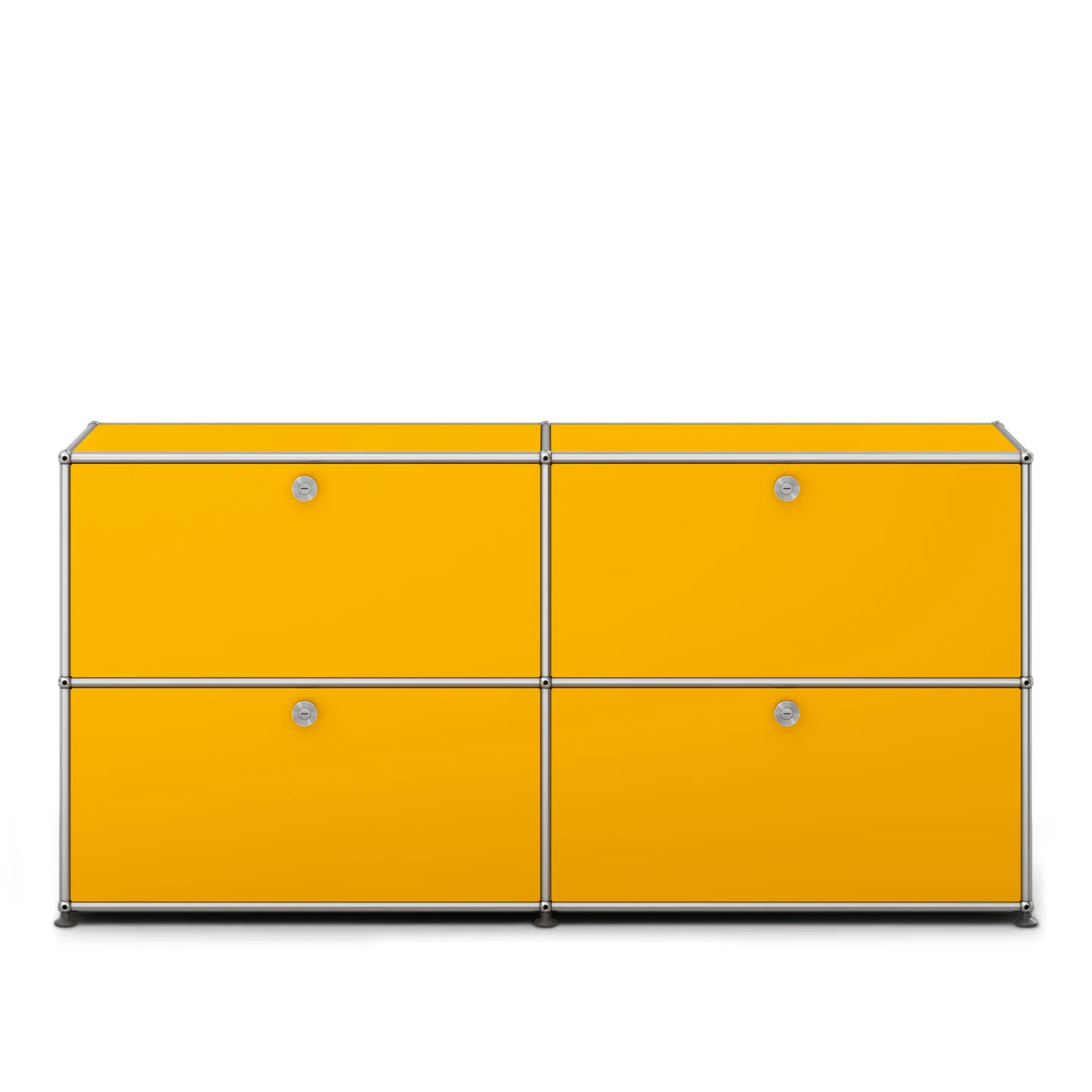 USM - USM Haller Sideboard E2 Golden Yellow - Skänkar och sideboards - Fritz Haller & Paul Schärer - Gul - Metall