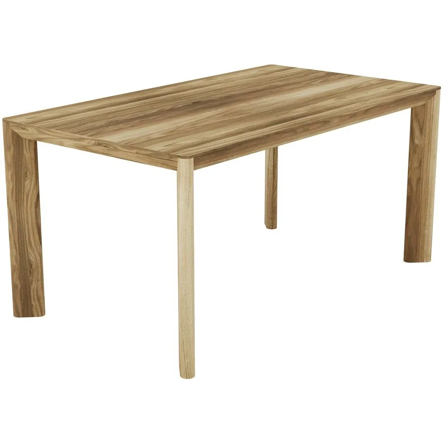 Esstisch Massivo Braun Holz B 160 cm - Farbe: Nussbaum geölt - Möbel Konfigurator: Traummöbel individuell zusammenstellen