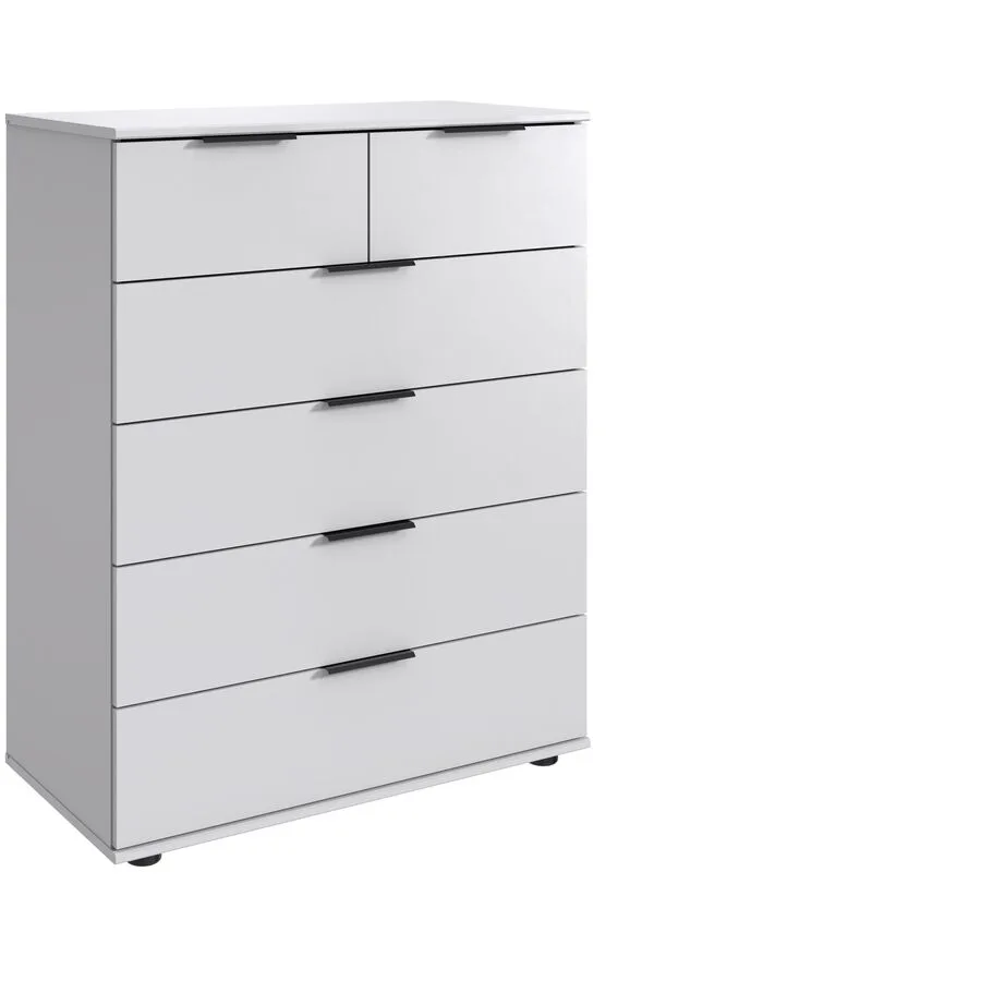 Kommode Metaa Weiss Holzwerkstoff 82 cm 42 cm