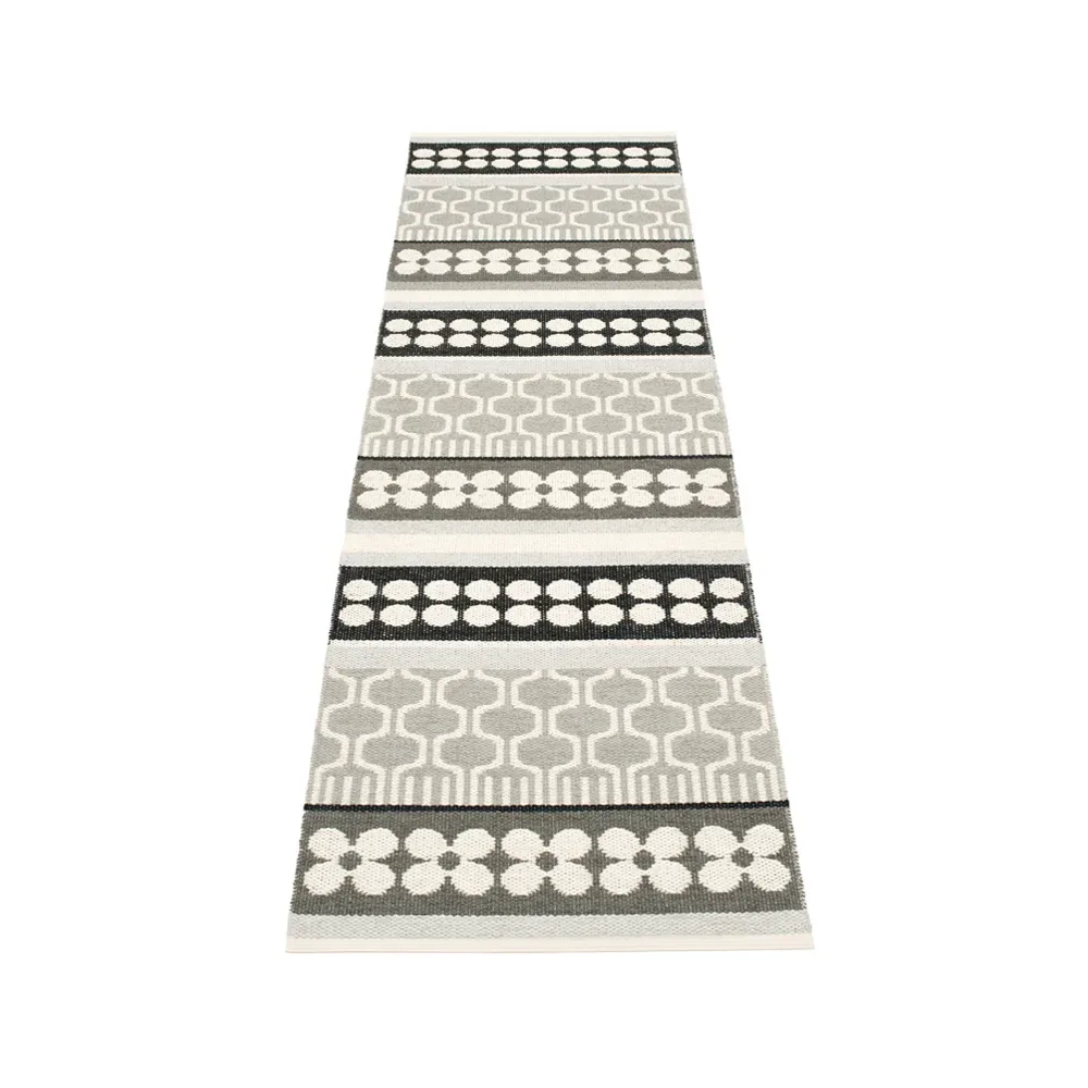 Pappelina Asta gångmatta warm grey, 70x360 cm