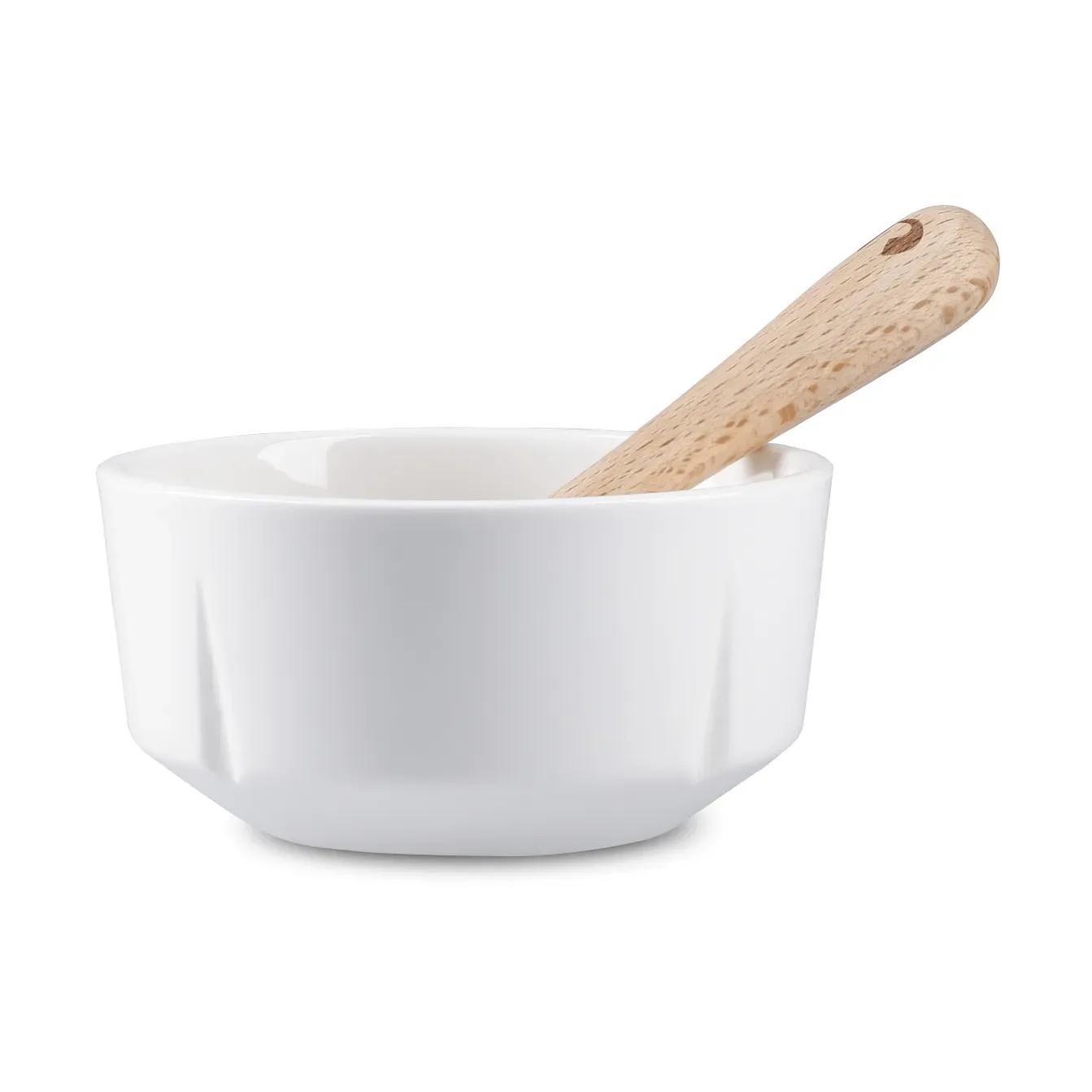 Rosendahl Grand Cru Snackschale und Löffel Weiß, Ø9 cm