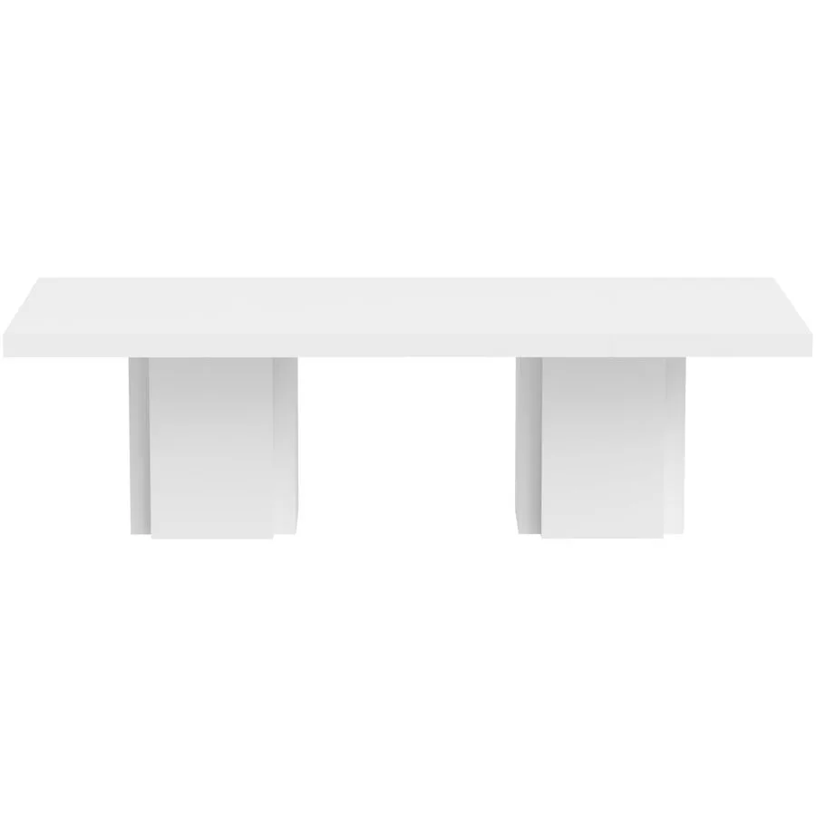 Esstisch Duck weiss hochglanz Holz B 262 T 130 cm