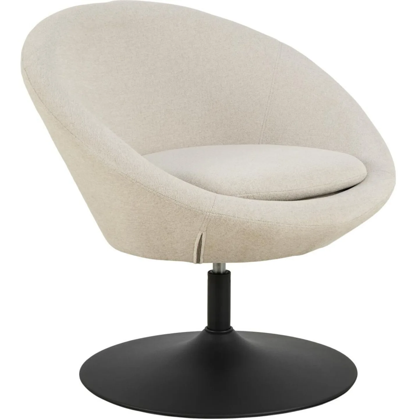 AC Design Furniture Sessel AC Design Beige Textil B 82 T 72 H 81 cm - Sessel