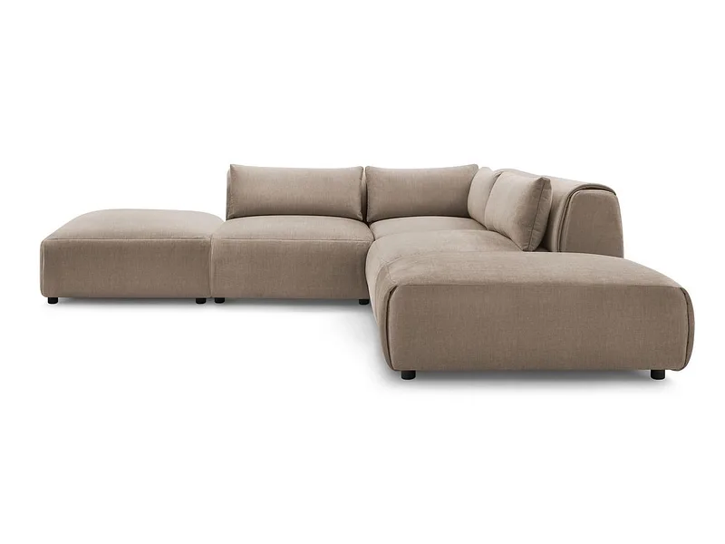 Ecksofa BOBOCHIC JEANNE Samt taupe