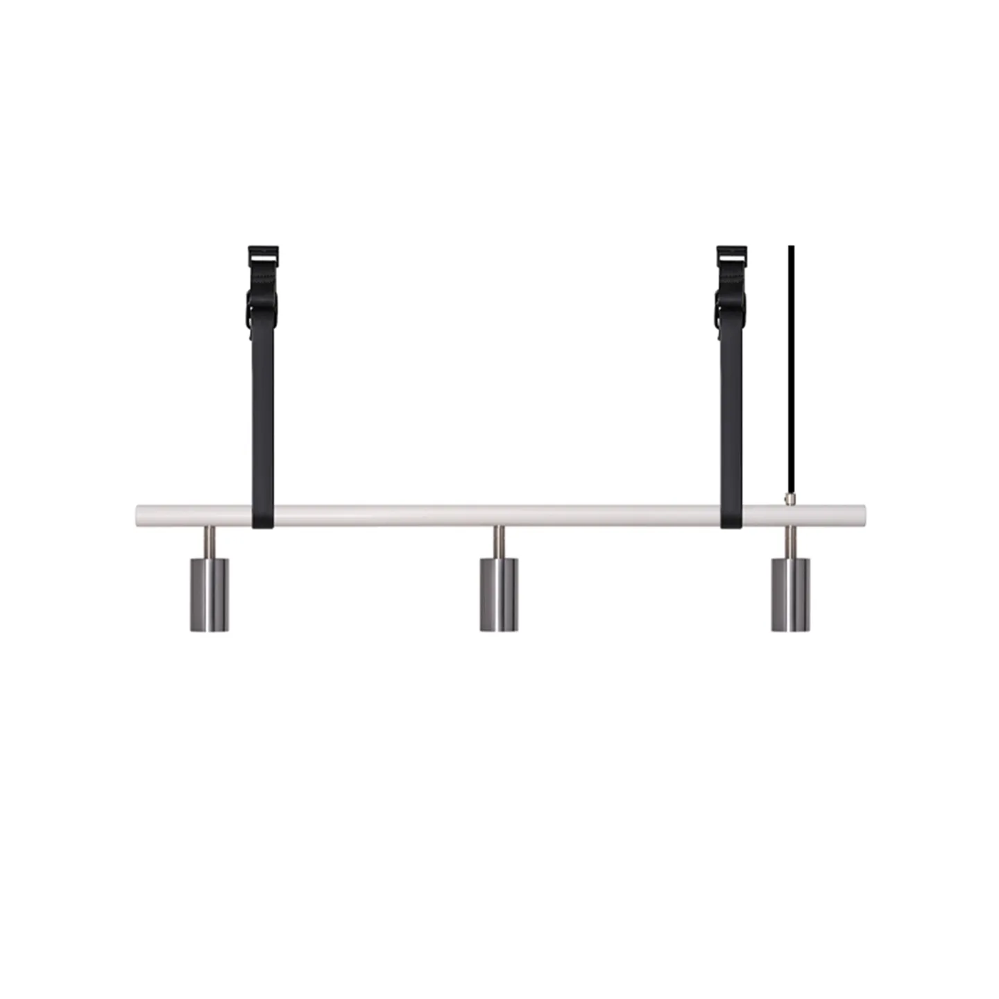 Rubn - Long John 3 White/Steel / Black Leather - Takkronor - Niclas Hoflin - Silver,Vit
