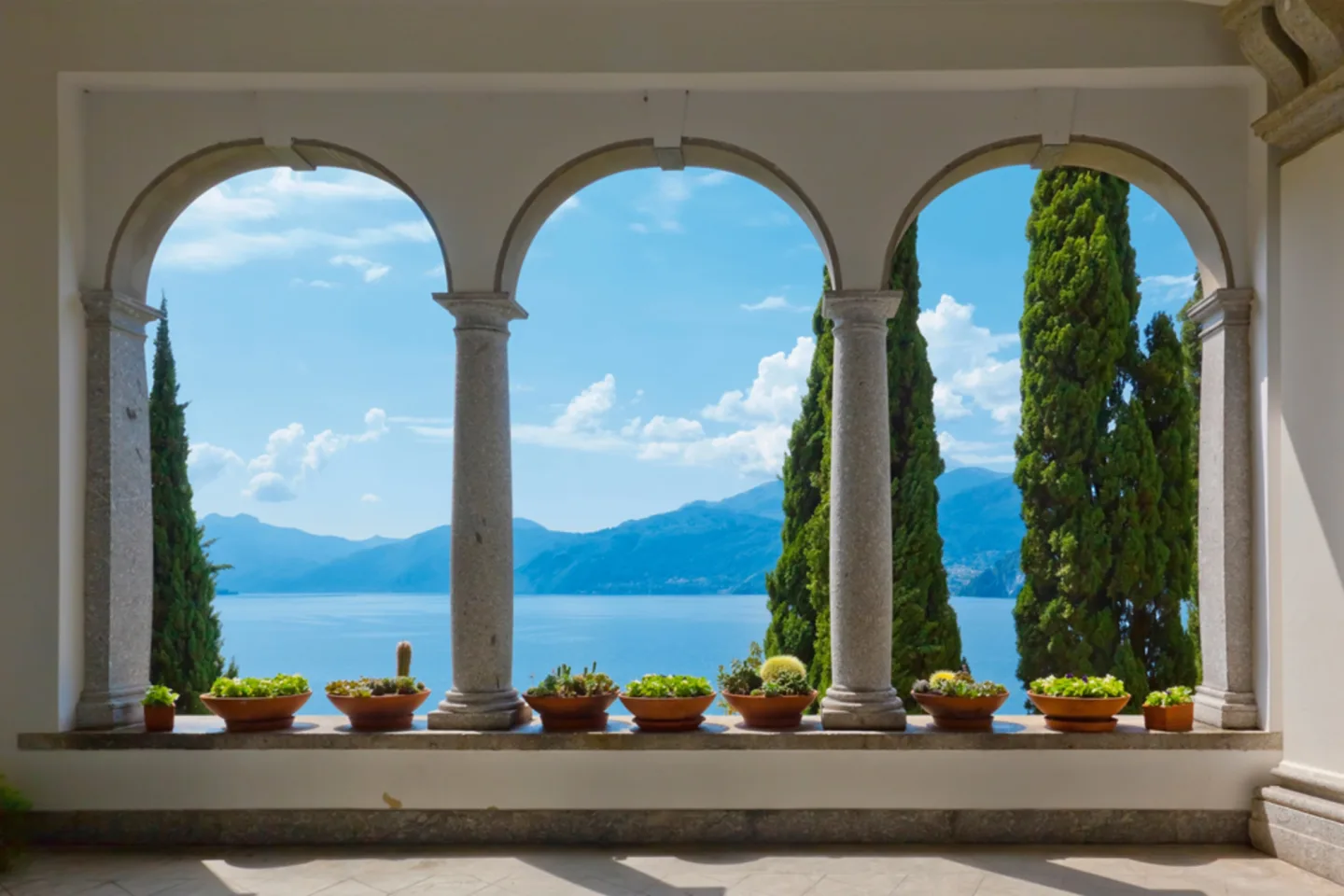 image LAND Alubild Wunderschöner Ausblick Auf Den See | Schubiger Möbel