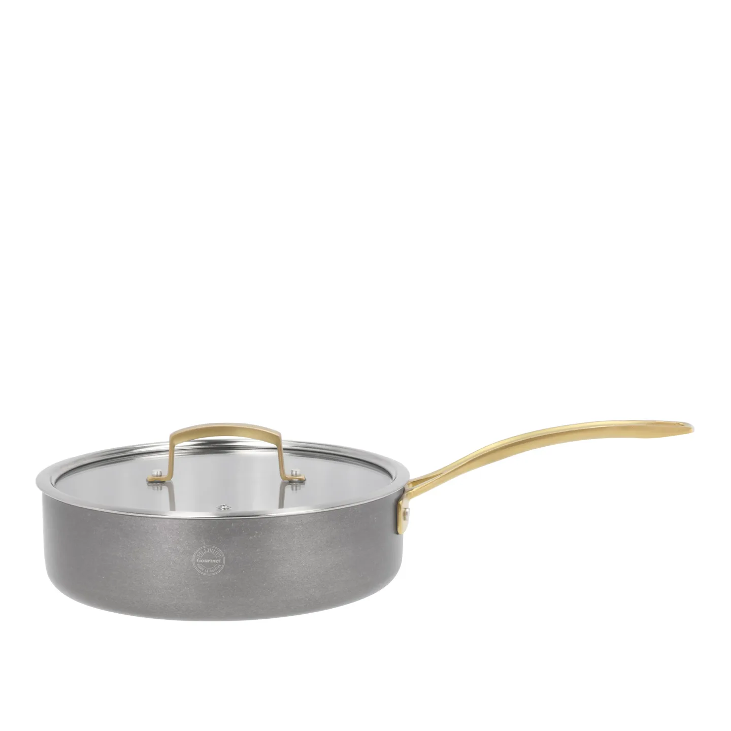 Pillivuyt - Durance Sauté Pan With Lid - Stekpannor - Silver