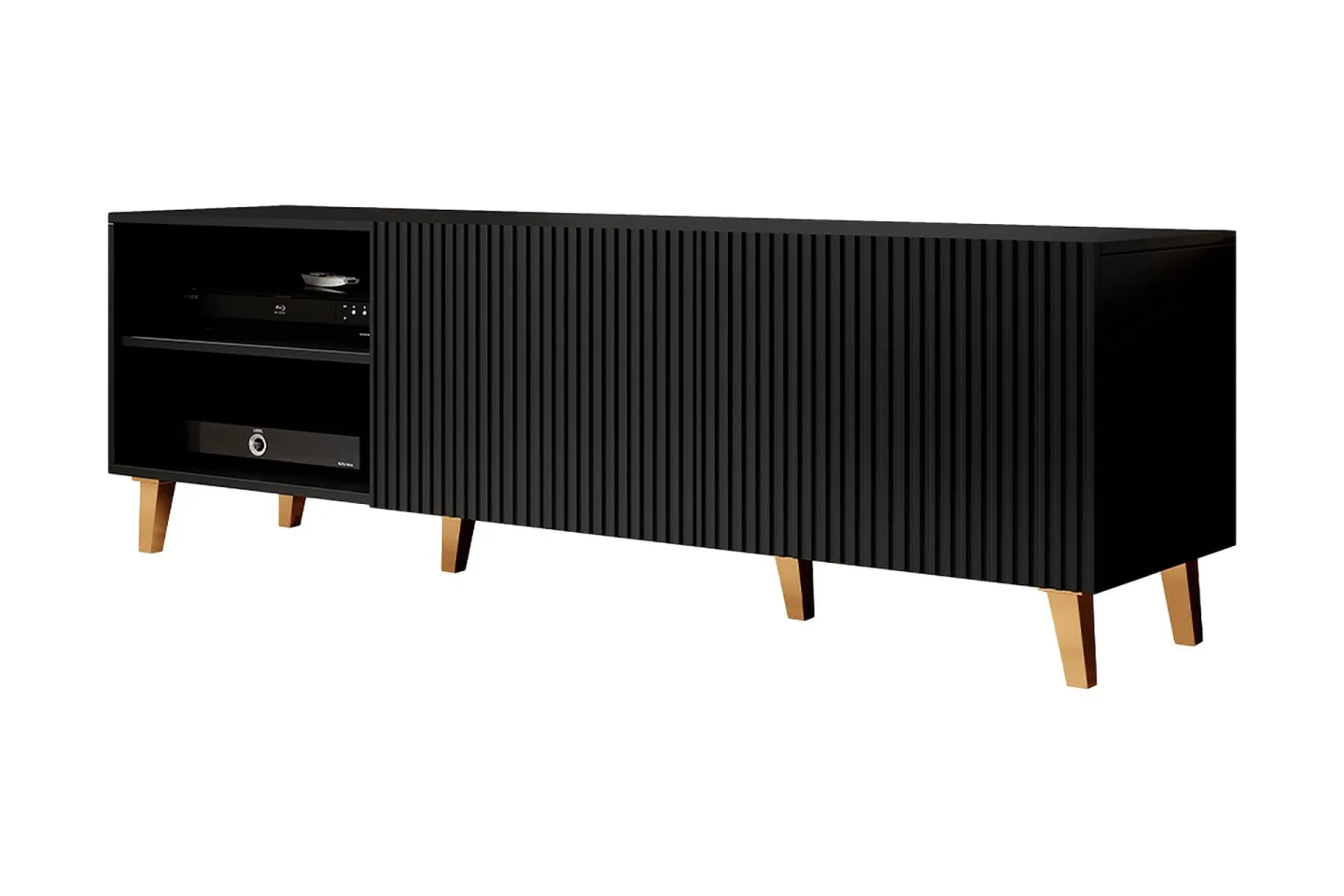 Juniskär Tv-bänk 40x52x150 cm - Svart
