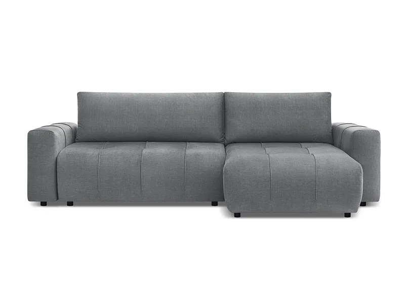 Ecksofa BOBOCHIC ARSENE Samt dunkelgrau