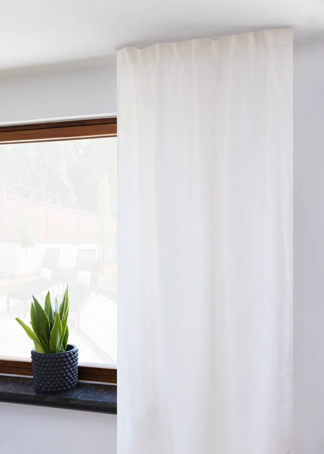 Gardin - Mira (beige) (Størrelse: 145 x 300 cm)