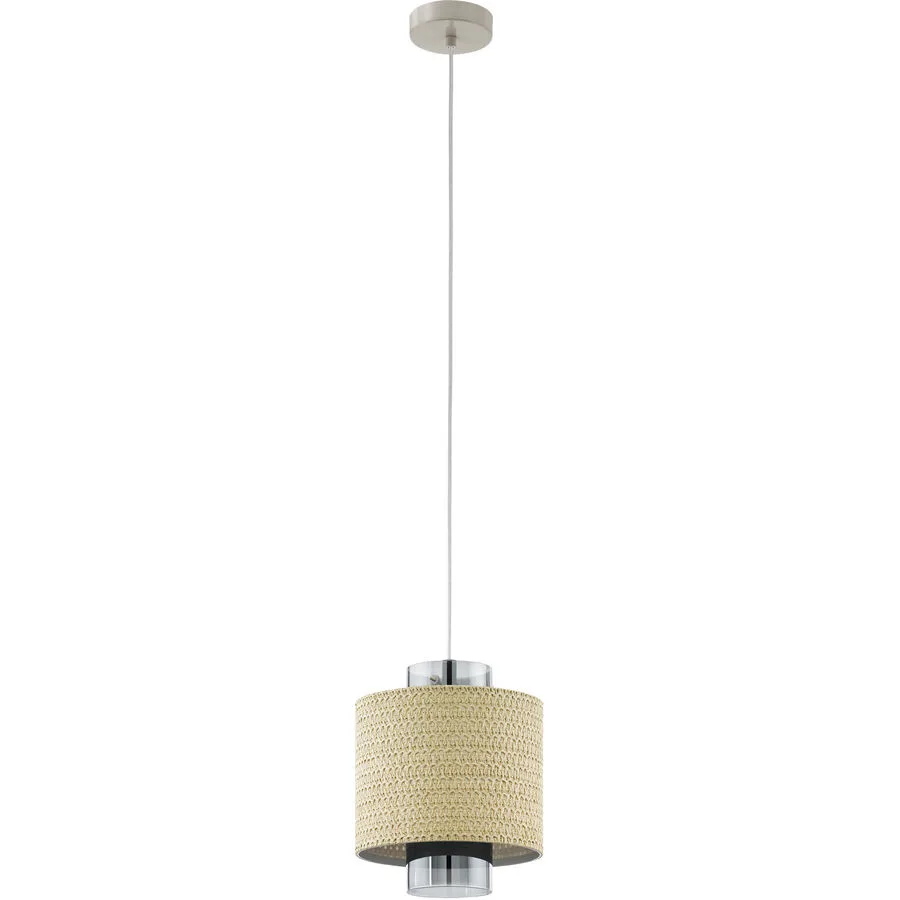 Eglo Pendellampe Mediouna Beige Stahl 23 cm 110 cm
