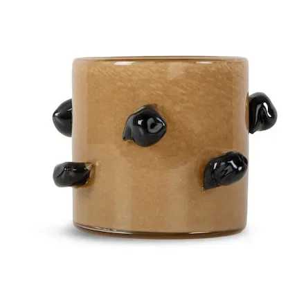 Byon Arlo Laterne XS Ø15 cm Beige-Schwarz