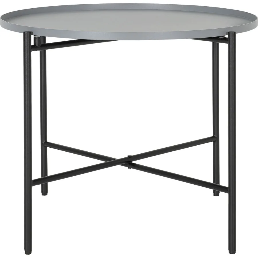 Beistelltisch Kim Grau Metall 50 cm