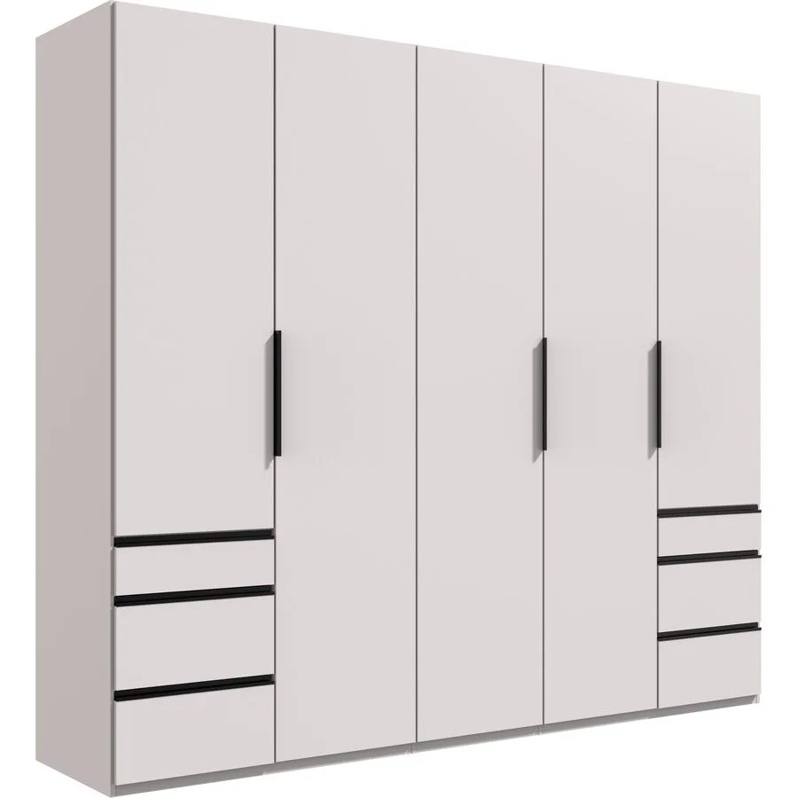 Kleiderschrank Sanko weiss Holzwerkstoff B 250 cm