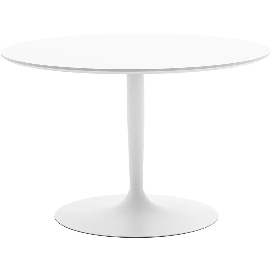 CONNUBIA Esstisch rund Planet Weiss Metall, Holz B 120 T 120 cm