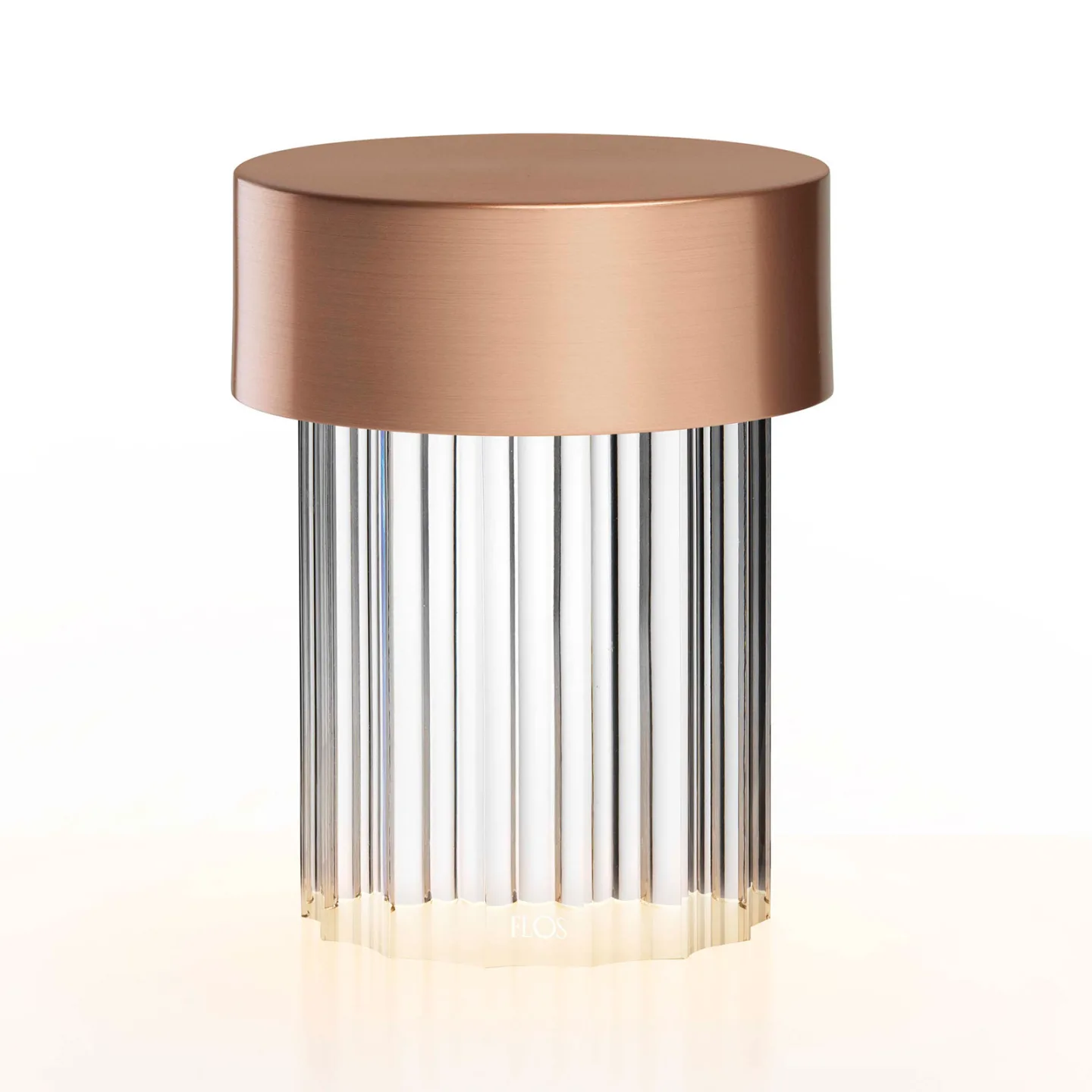 Flos Last Order Fluted IP20 bordslampa Koppar
