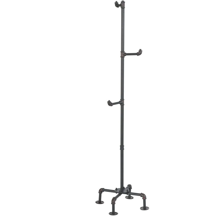 Kleiderständer Nael schwarz matt Metall H 172 cm