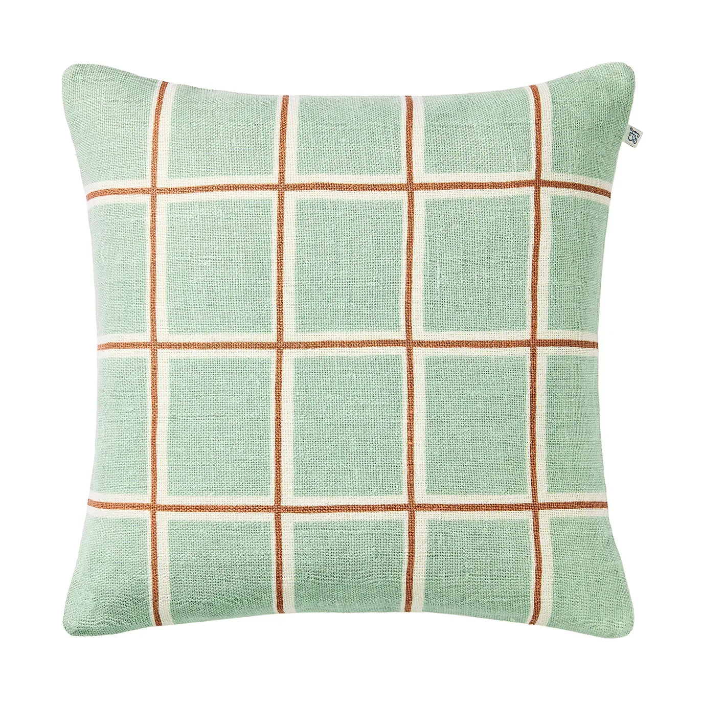 Chhatwal & Jonsson Raha Kissenbezug 50x50 cm Aqua-apricot orange