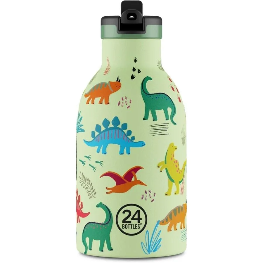 Thermosflasche 24 Bottles Grün H 16 cm 330 ml