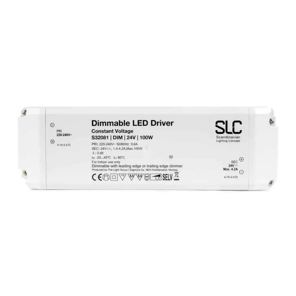 Driver 24V 100W Trailing edge IP20