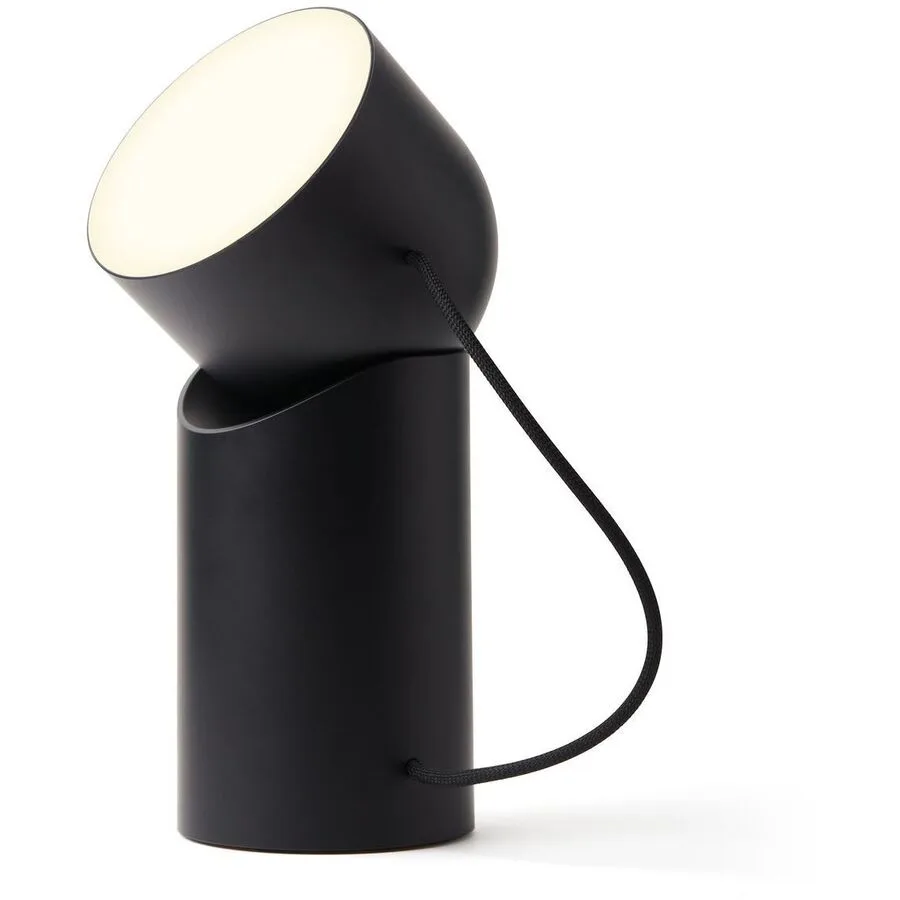 Lexon Tischlampe Orbe Schwarz Kunststoff 10 cm 21.8 cm - LED - Lichtfarbe: Warmweiss – Kaltweiss - LED Energiesparlampen