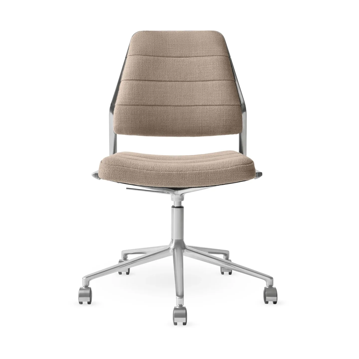 Vipp Vipp454+ Swivel chair kontorsstol med hjul Tide dark sand-polished aluminium