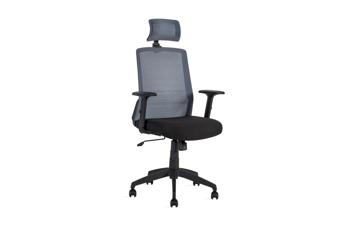 Kontorstol BRAVO 62x53xH107-1145 svart grå -