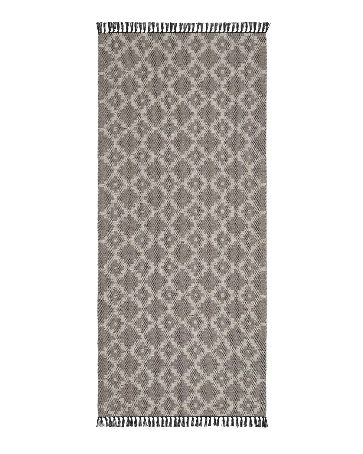 Plastmatter - Horredsmattan Leia (greige) (Størrelse: 80 x 400 cm)