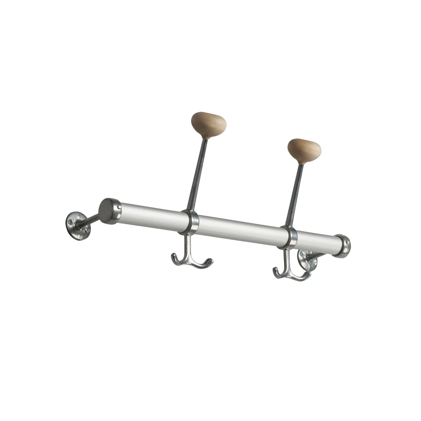 Essem Design - Gustav Kroklist Aluminium/Aluminium 40 cm - Klädhängare - Gunnar Bolin - Silver