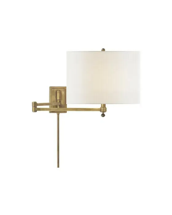 Hudson Swing Arm Antique Brass