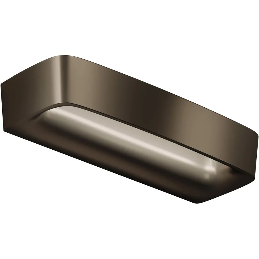 URBAN Wandlampe Aki Bronze Aluminium 35.5 cm 5.5 cm - LED - Lichtfarbe: Extra warmweiss - LED Energiesparlampen