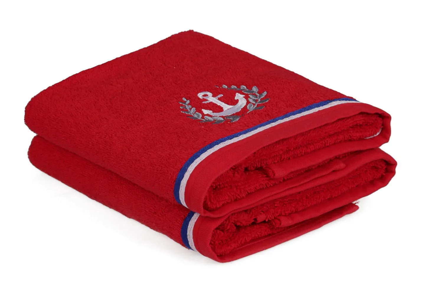 Ashburton Handduk 2-pack - Röd