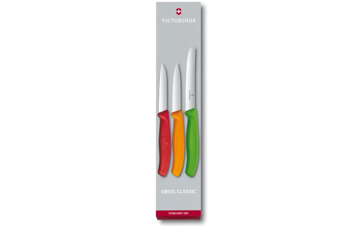Alltron Gemüsemesser Rot/orange/grün Von Victorinox Mehrfarbig | Schubiger Möbel