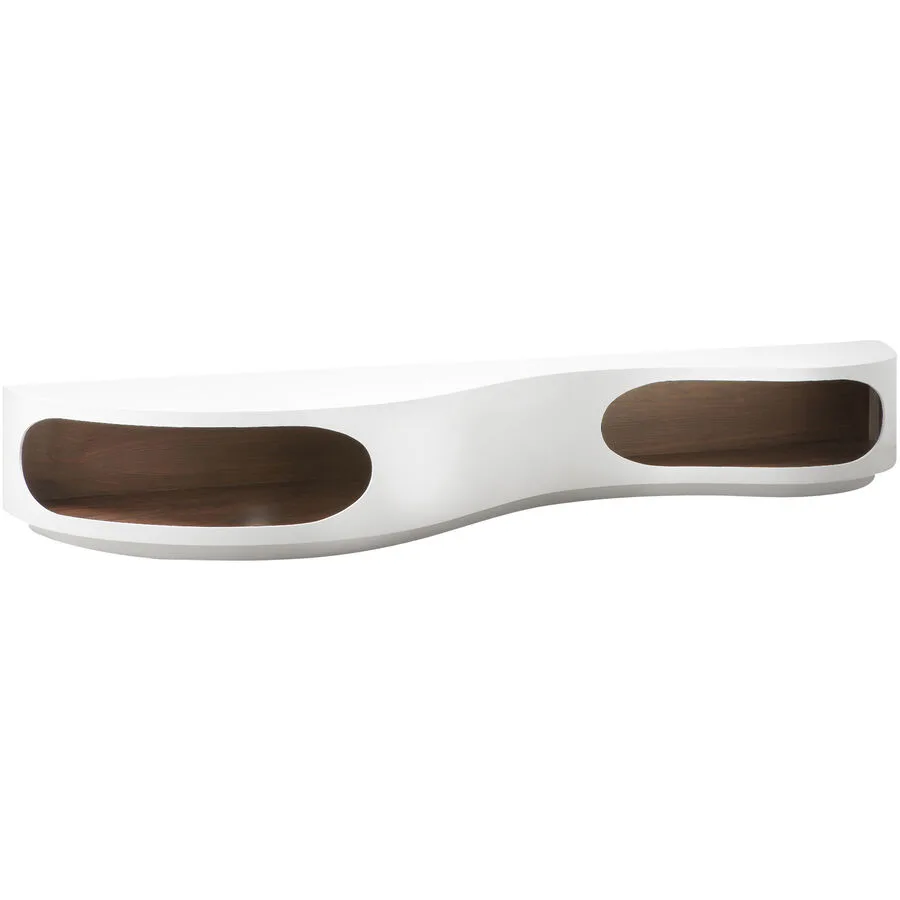 Lowboard Brick weiss Holz B 200 cm