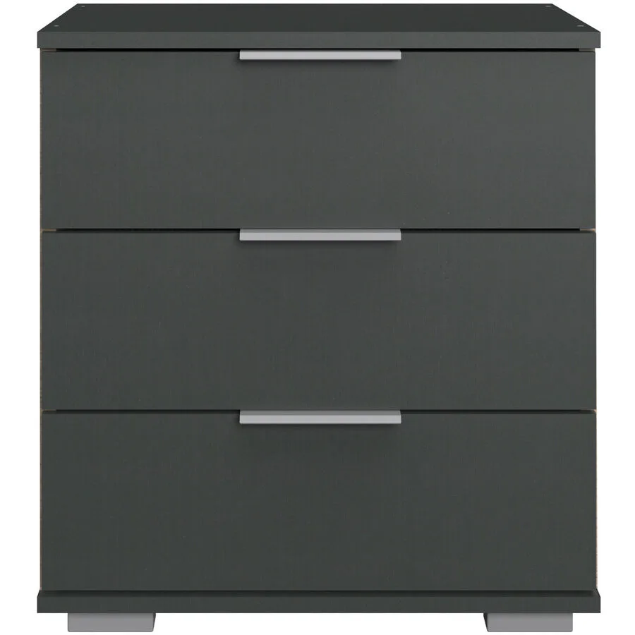 Nachttisch Peyton A graphit Holzwerkstoff B 52 H 58 cm