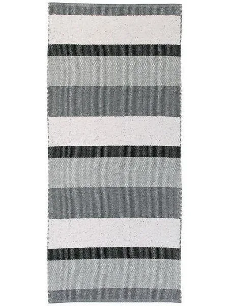 Plastmatter - Horredsmattan Block metallic (grå) (Størrelse: 70 x 150 cm)
